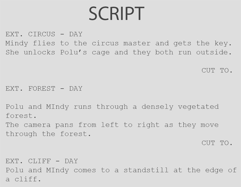 how to write a script for a film pdf creator