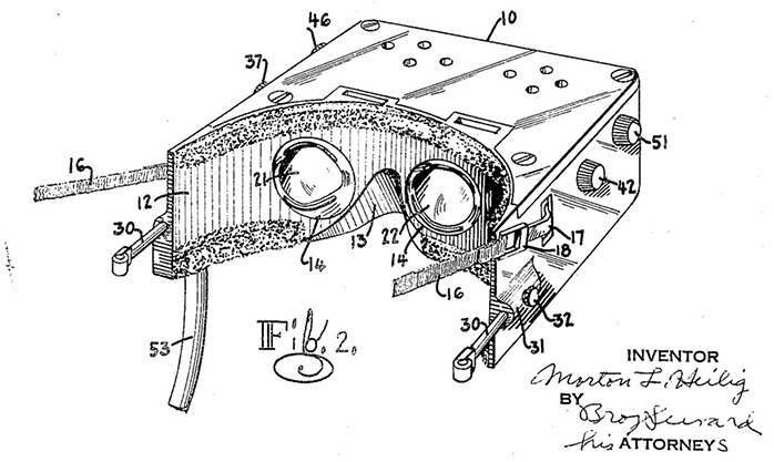 Disegno allegato alla patente del Telesphere Mask
