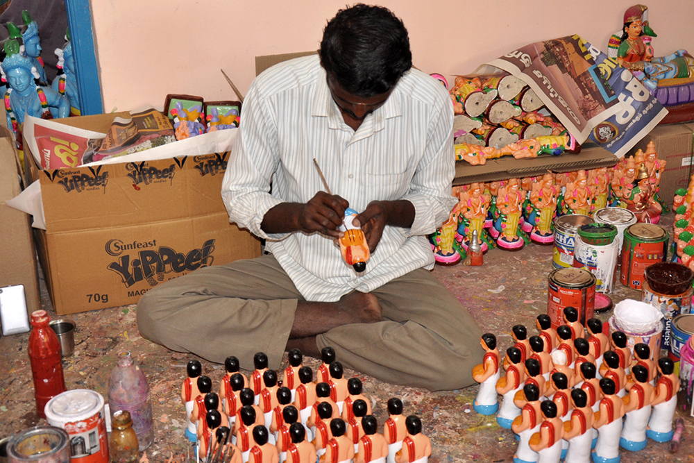 how to make clay toys in tamil