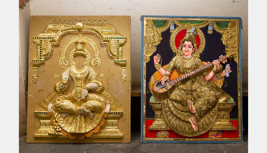 D Source Design Gallery On Thanjavur Painting The Art Of