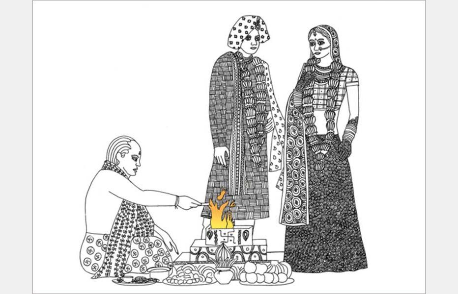 D Source Design Gallery On An Indian Wedding Drawings Of Rituals