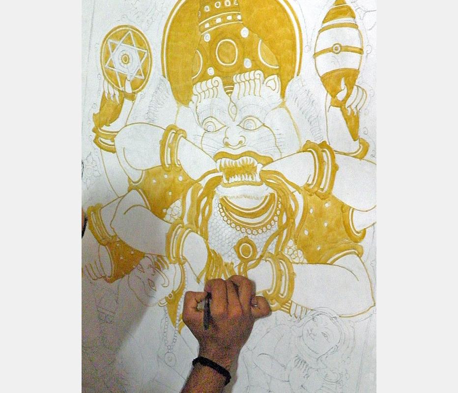 D Source Design Gallery On Kerala Murals The Art Of Painting On