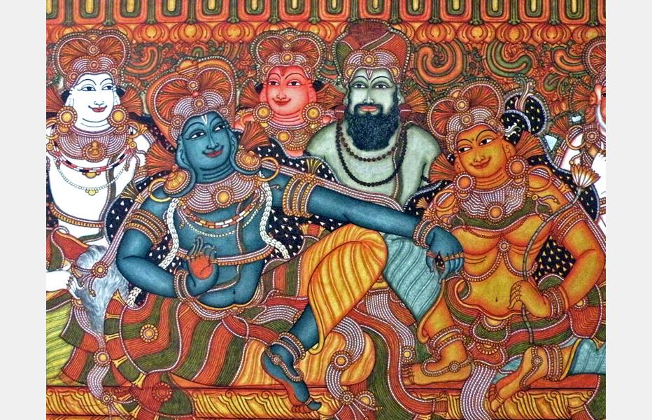 D Source Design Gallery On Kerala Murals The Art Of Painting On