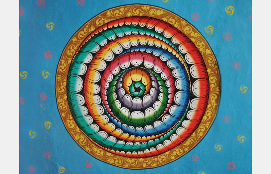 D Source Design Gallery On Sri Siva Vishnu Temple Ceiling Art Of
