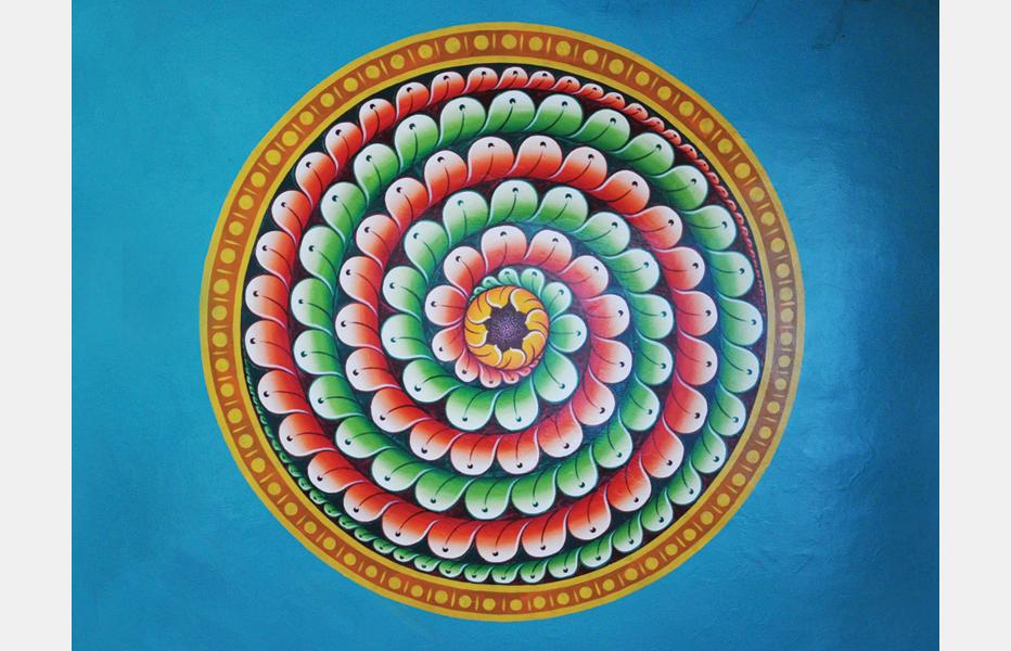 D Source Design Gallery On Sri Siva Vishnu Temple Ceiling Art Of Sri Siva Vishnu Temple Chennai D Source Digital Online Learning Environment For Design Courses Resources Case Studies Galleries Videos