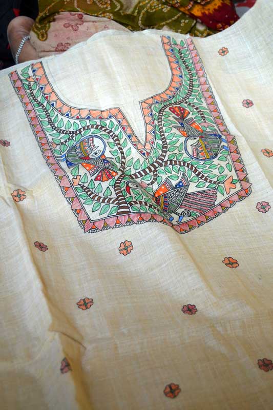 Madhubani Hand-painted Cotton Dupatta | Traditional Women Face Motif Design  Border Dupatta, कॉटन दुपट्टा - Indovill LLP, Pune | ID: 25400280633