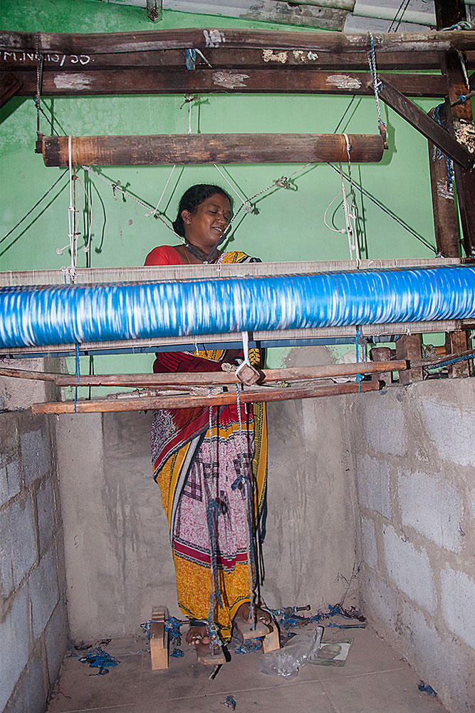 Traditional Weaving Process in Power Loom 