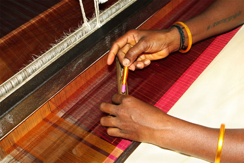 Intrinsic Kanchipuram Silk Weaving Trendy Saree