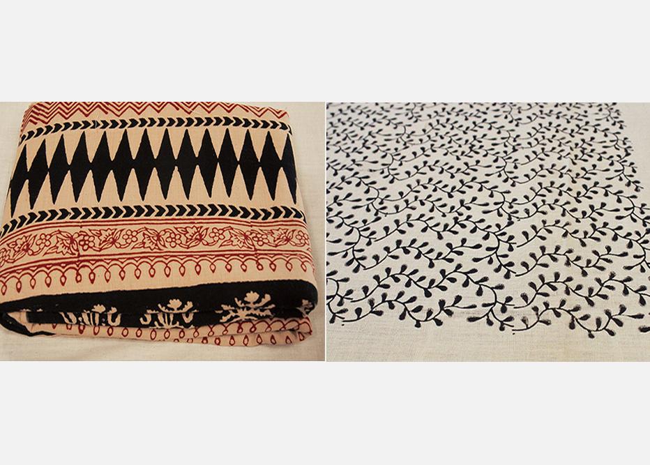 D'source Design Gallery on Block Printing on Khadi Fabric Printing