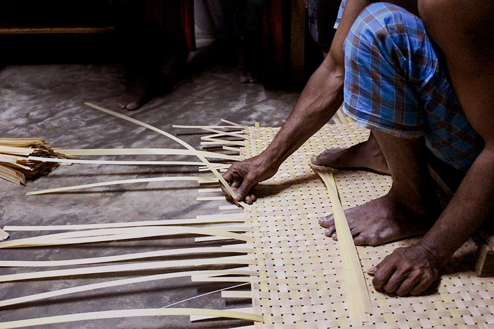 D'source Making Process Bamboo Mat Weaving Tripura D'Source