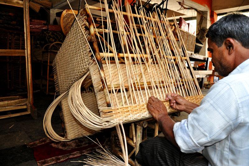 D'source Making Process Cane Furniture, Bangalore D'Source Digital Online Learning