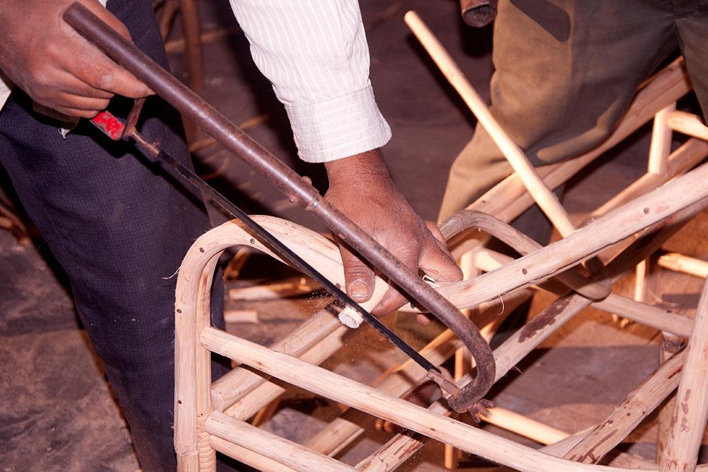 D'source Making Process Cane Furniture Sandur, Karnataka D'Source