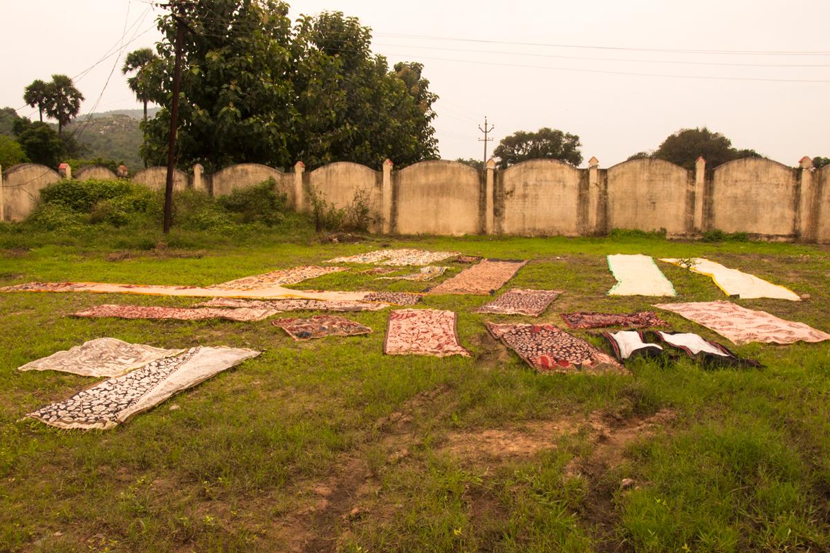 Washed fabrics are then dried in sun and ironed before packing. col-sm-4