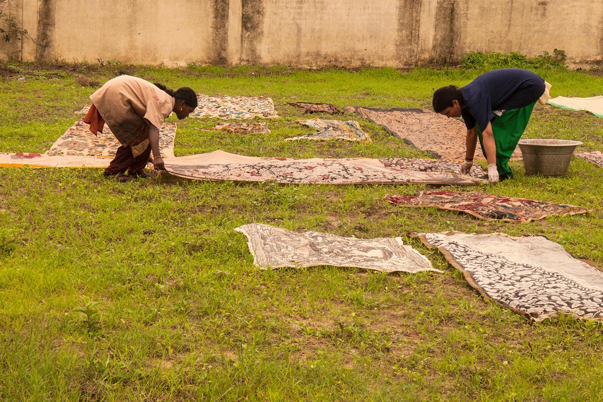 All washed cloths are dried in the sun. col-sm-4