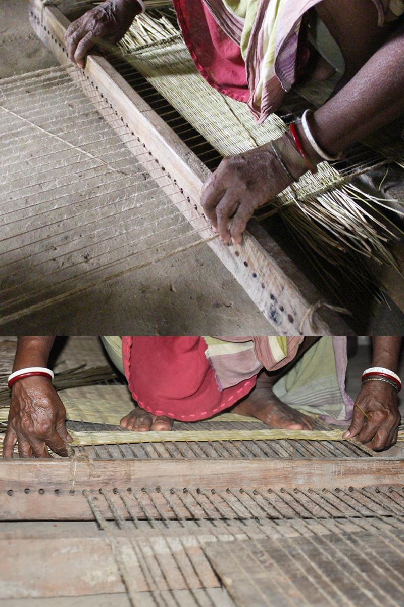 D'source Making Process Reed Mat Weaving (Madur) Medinipur, Kolkata